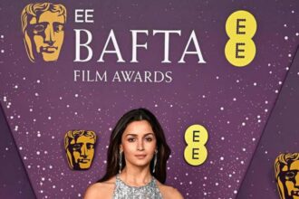 Celebrities arriving at BAFTA Awards 2026 red carpet in London