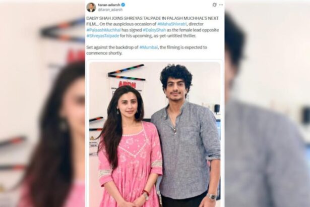 Palash Muchhal announces new film with Daisy Shah and Shreyas Talpade