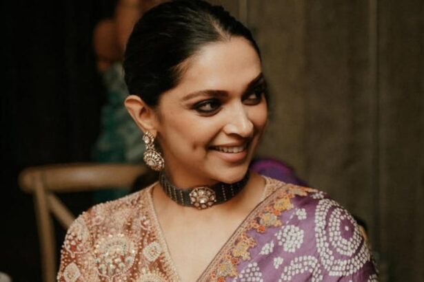 Hunterfly 2026 02 26 205140 Deepika Padukone bandhani saree jewel tone look