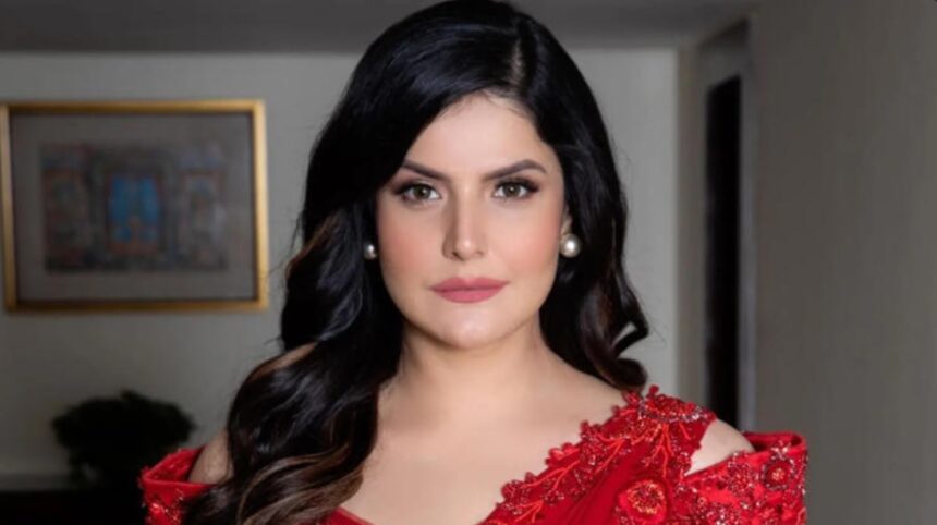 Hunterfly 2026 02 26 215610 Zareen Khan performing goblet squats in gym