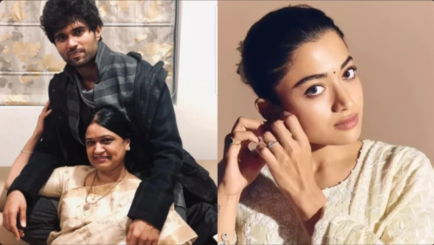 Rashmika Mandanna wearing gifted sari at Kodava wedding ceremony in Udaipur