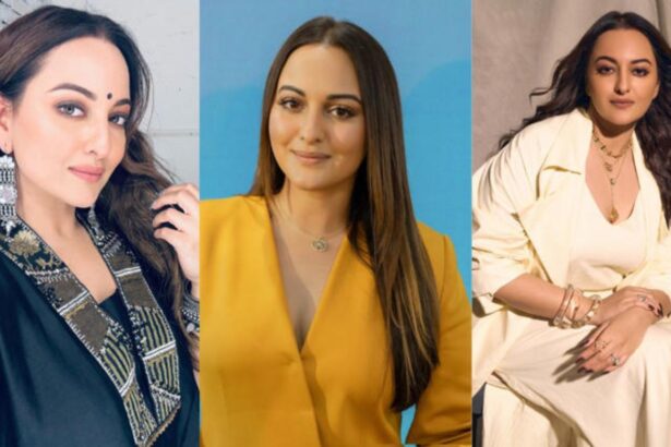 Hunterfly 26 02 04 200201 Sonakshi Sinha’s chic wedding makeup look featuring nude lipstick and winged eyeliner