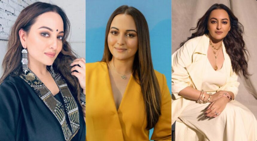 Hunterfly 26 02 04 200201 Sonakshi Sinha’s chic wedding makeup look featuring nude lipstick and winged eyeliner