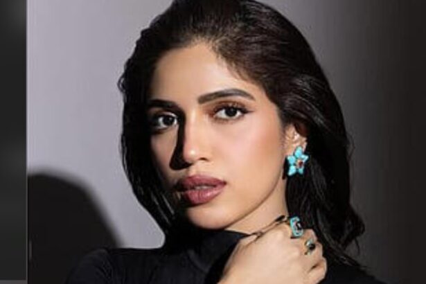 Hunterfly 26 02 12 214514 Bhumi Pednekar showing her new bangs on Instagram