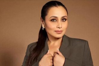 Hunterfly 26 02 13 192424 Rani Mukerji with niece Myiesha on Mardaani 3 set