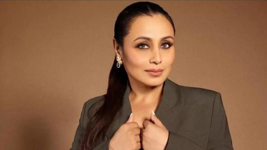 Hunterfly 26 02 13 192424 Rani Mukerji with niece Myiesha on Mardaani 3 set