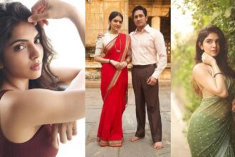 Misha Narang in Sarala Subbarao retro look