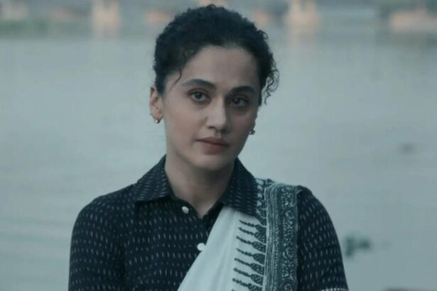 Taapsee Pannu in a courtroom scene from Assi