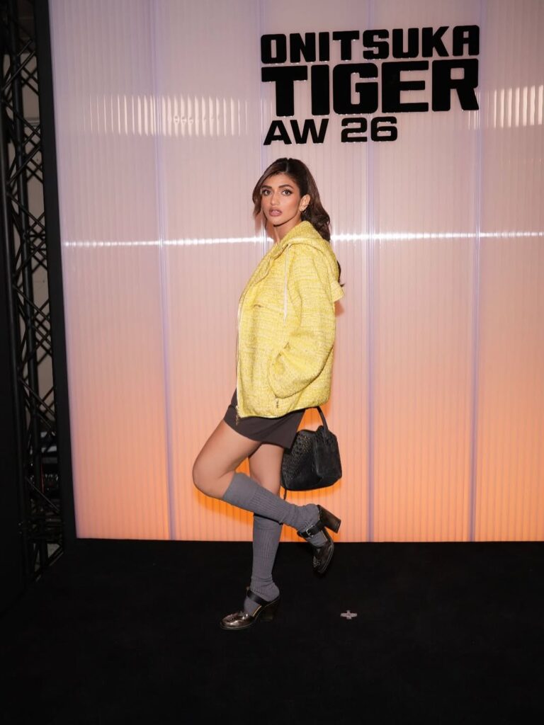 Hunterfly 640457961 18395630164150736 3949846360867127315 n Milan Fashion Week 2026: Sreeleela Breaks the Neutral Monotony in Vibrant Yellow Tweed Look