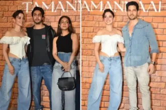 Hunterfly Aryan Khan Steals Spotlight at Tamannaah Bhatias Jewellery Store Launch 1