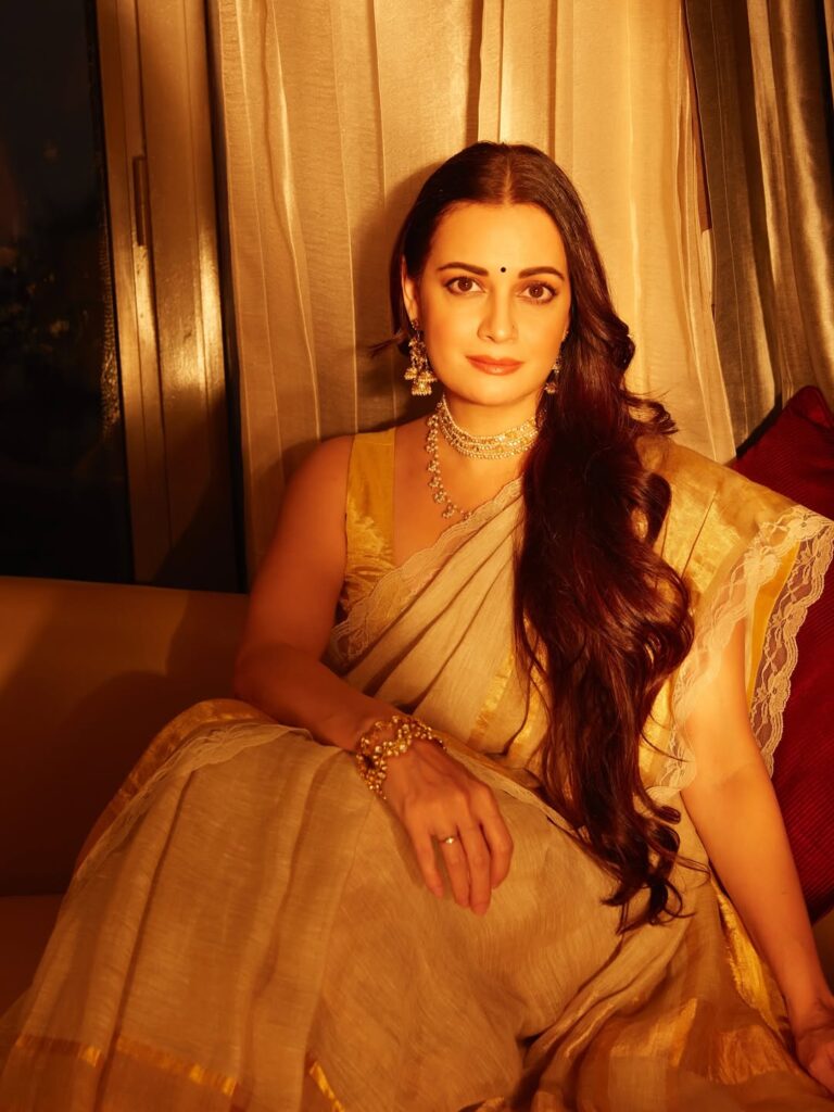 Hunterfly Dia Mirza sari look 8 Dia Mirza sari look