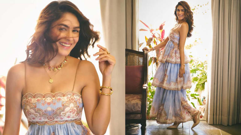 Pics: Mrunal Thakur Serves Glam Goals From Strapless Corsets to Boho Chic