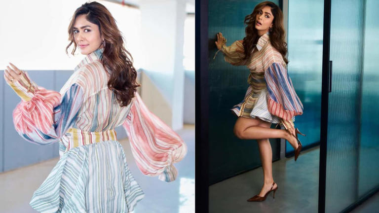 Pics: Mrunal Thakur Serves Glam Goals From Strapless Corsets to Boho Chic