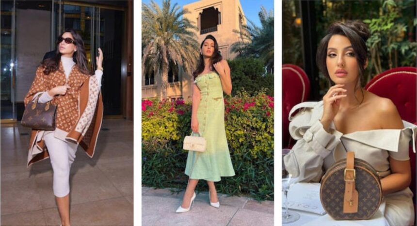 Nora Fatehi Luxury Handbag Collection