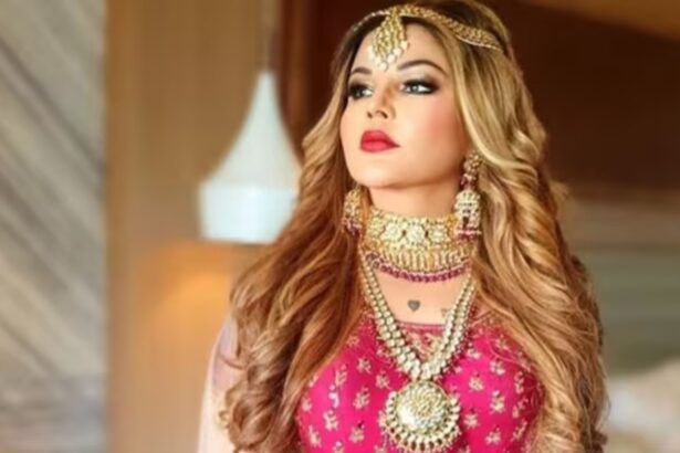 Rakhi Sawant reacting during a reality show appearance