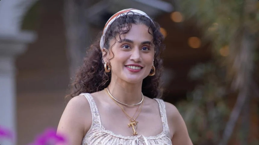 Taapsee Pannu at Assi premiere discussing sari style and Danish films
