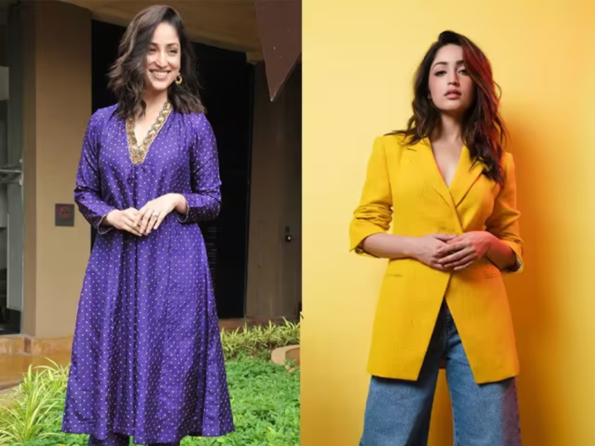 Yami Gautam in elegant workwear outfit