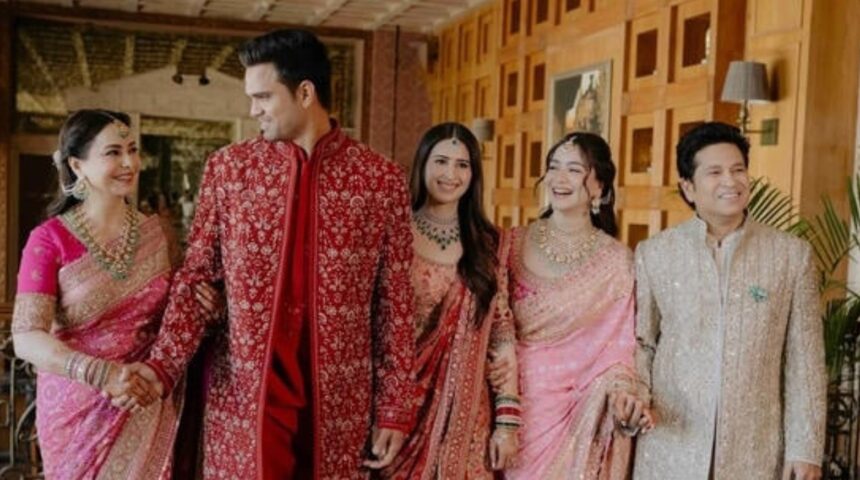 Hunterfly 026 03 05 181328 Saaniya Chandhok and Arjun Tendulkar wedding ceremony in Mumbai