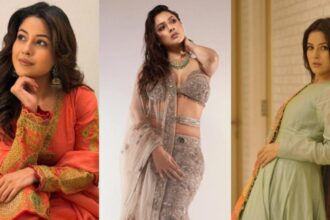 Shehnaaz Gill wearing elegant traditional outfits perfect for wedding season – IndyaStory