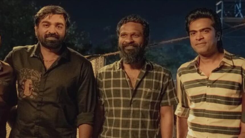 Hunterfly 026 03 16 011850 Silambarasan TR on the set of Arasan with Vetrimaaran