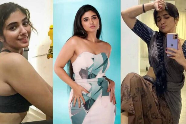 Hunterfly 2026 03 02 100533 Pragya Nagra in yellow saree during viral Instagram reel 2025