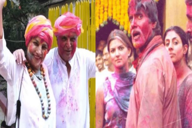 Hunterfly 2026 03 04 173730 Raj Kapoor and Bollywood celebrities celebrating Holi at RK Studios