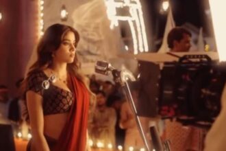 Janhvi Kapoor Peddi BTS birthday video with Ram Charan