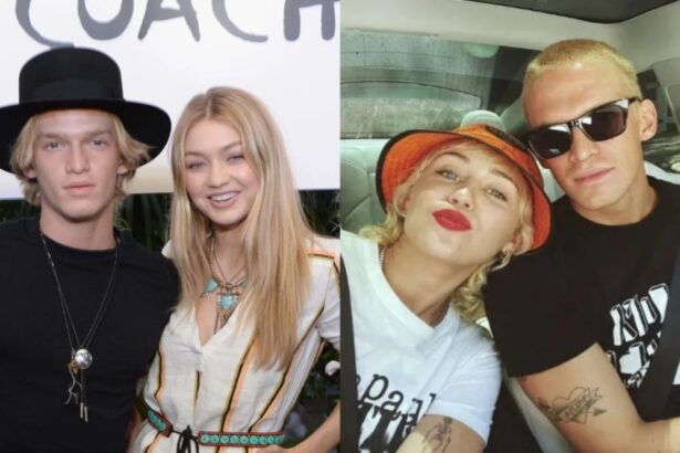 Cody Simpson with Gigi Hadid during their relationship