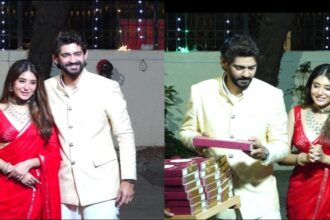 Kritika Kamra and Gaurav Kapur first appearance after wedding