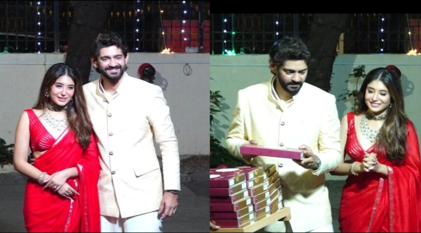 Kritika Kamra and Gaurav Kapur first appearance after wedding
