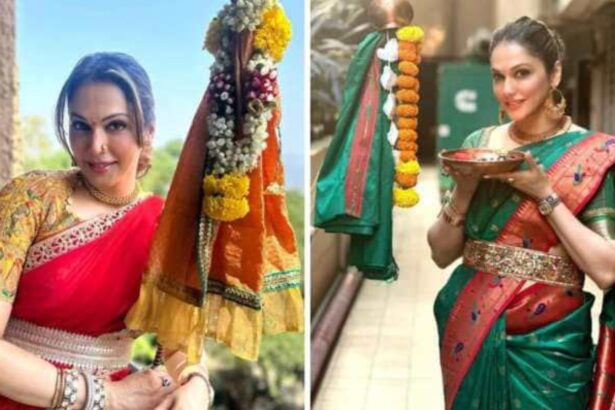 Gudi Padwa 2026 celebration Isha Koppikar daughter Rianna