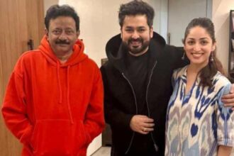Ram Gopal Varma with Aditya Dhar Yami Gautam Dhurandhar 2 meeting