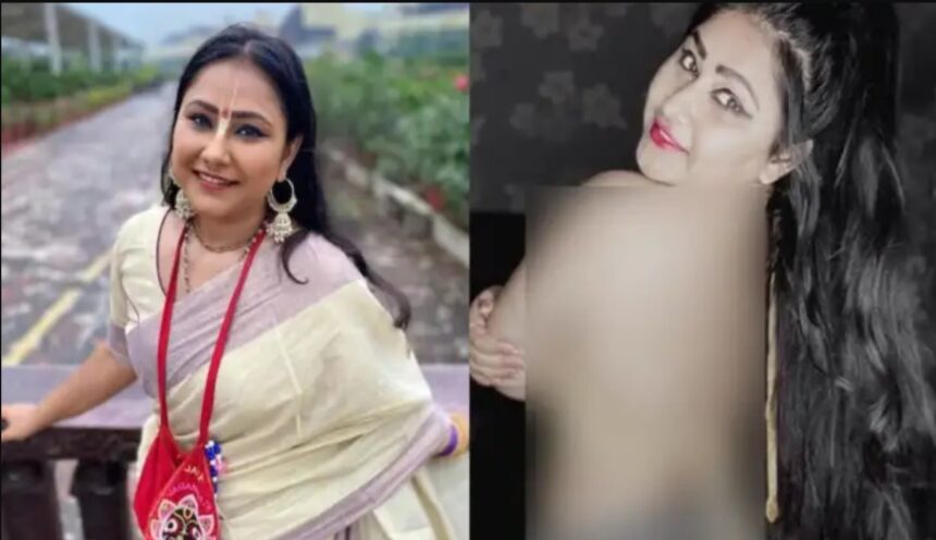 Priyanka Pandit at a Bhojpuri film event