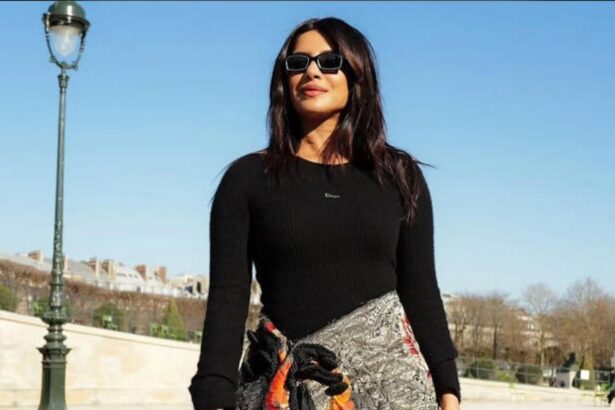 Priyanka Chopra attends Dior show at Paris Fashion Week 2026