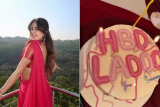 Janhvi Kapoor birthday cake tribute to Sridevi