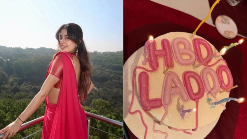 Janhvi Kapoor birthday cake tribute to Sridevi