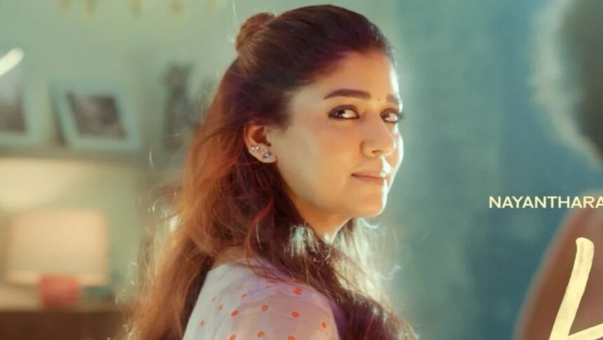 Nayanthara and Kavin in Hi romantic movie poster