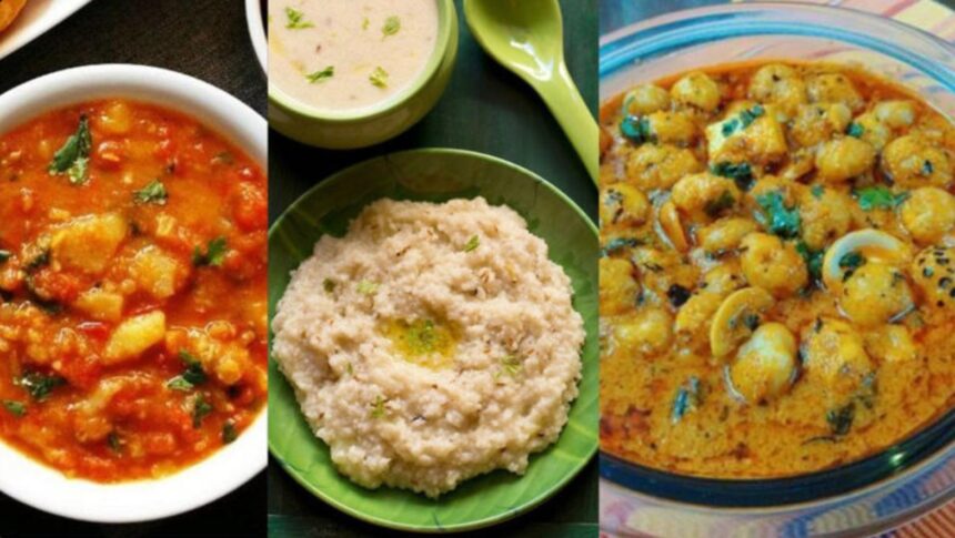 Hunterfly 26 03 22 163823 Navratri vrat lunch recipes sama rice sabudana kuttu paneer