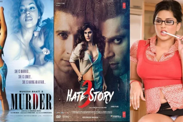 Collage of bold Bollywood films known for mature themes