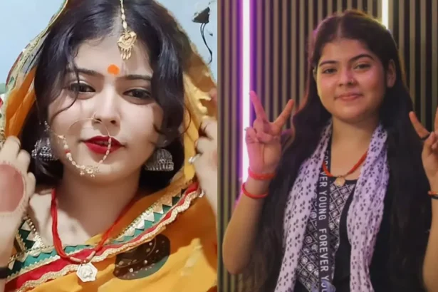 Kajal Kumari during Bhojpuri film appearance amid deepfake controversy 2025