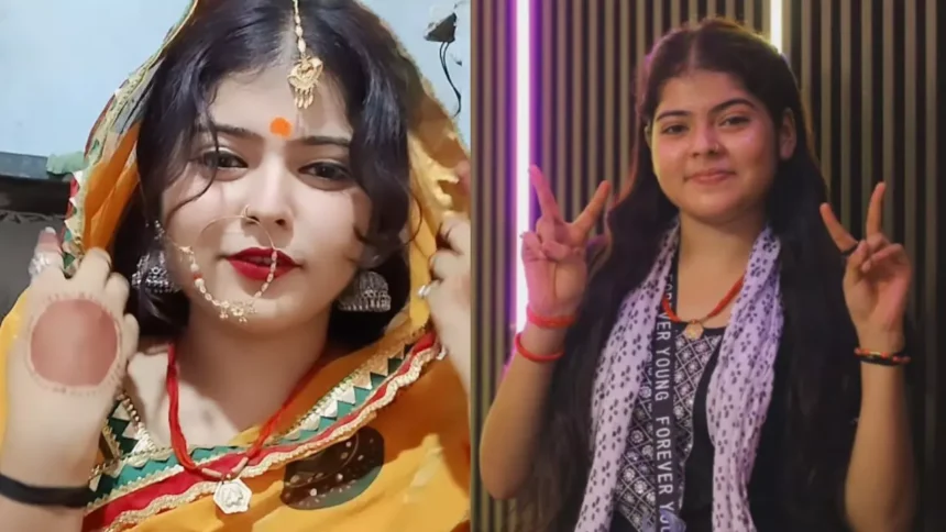 Kajal Kumari during Bhojpuri film appearance amid deepfake controversy 2025