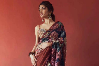 Hunterfly rrtrt Sreeleela green saree traditional look
