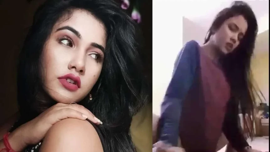Hunterfly trrss Trisha Kar Madhu performing dance in black lehenga during viral 2026 video