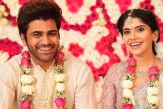 Hunterfly 026 04 04 175836 Sharwanand Rakshita Reddy wedding photos deleted rumors, Sharwanand Biker movie look