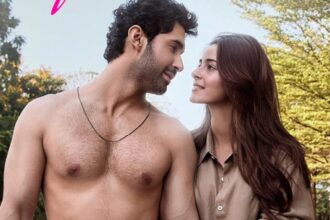 Ananya Panday and Lakshya in Chand Mera Dil poster