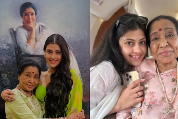Hunterfly 026 04 14 133751 Asha Bhosle Zanai Bhosle relationship modern family bond
