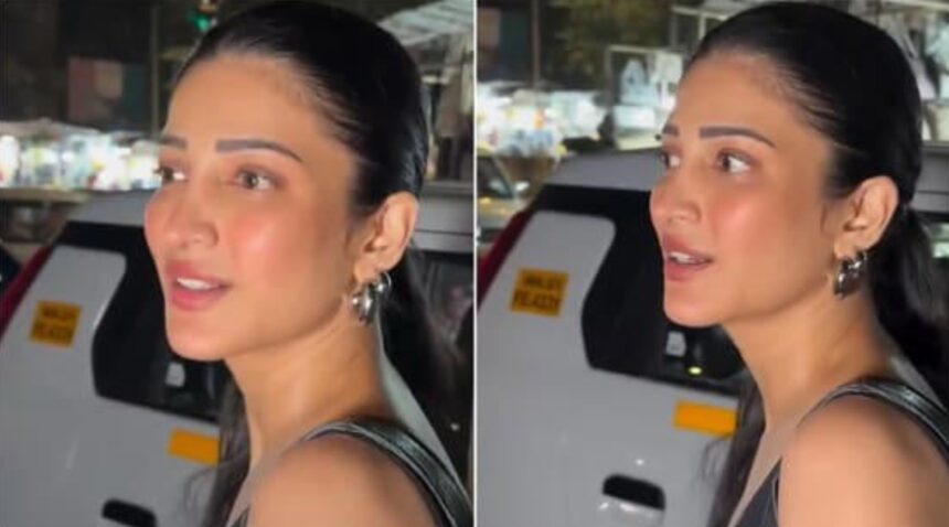 Shruti Haasan paparazzi viral video reaction