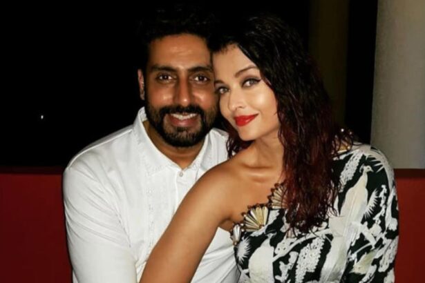 Abhishek Bachchan and Aishwarya Rai Bachchan at red carpet event