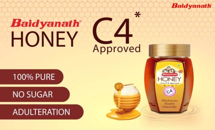Hunterfly 2026 04 13 191159 Vedaka vs Baidyanath honey comparison India 2026