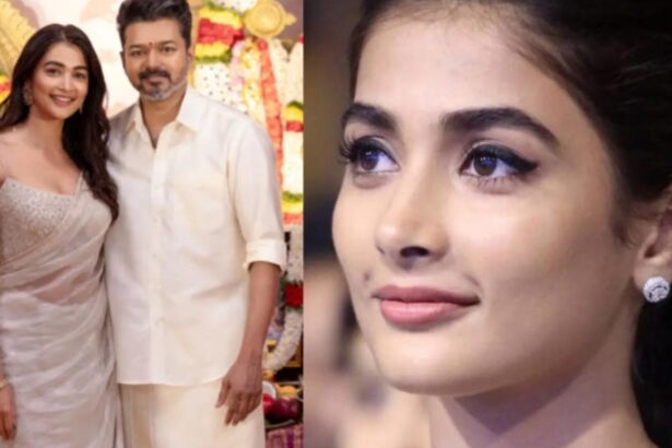 Pooja Hegde reacting to Jana Nayagan leak controversy